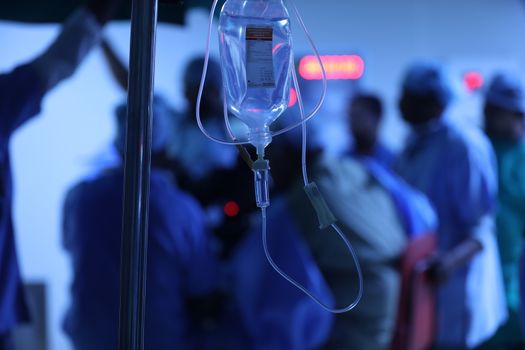 Saline Medicine Bottle Hang on a stand
