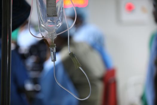 Saline Medicine Bottle Hang on a stand