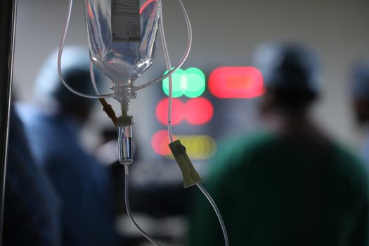 Saline Medicine Bottle Hang on a stand