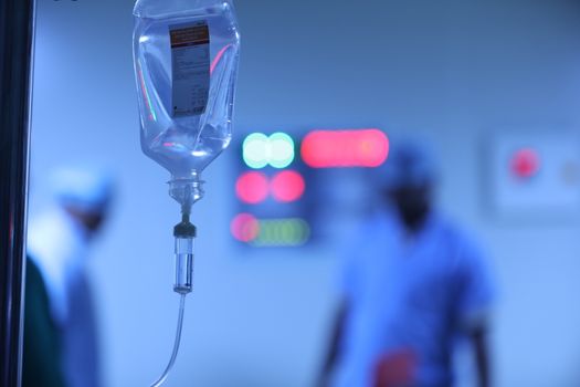 Saline Medicine Bottle Hang on a stand