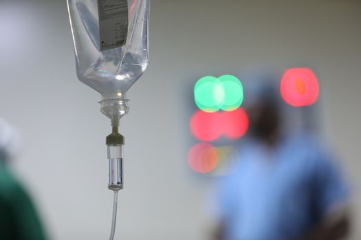 Saline Medicine Bottle Hang on a stand