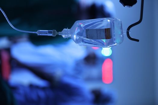 Saline Medicine Bottle Hang on a stand