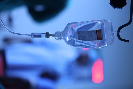 Saline Medicine Bottle Hang on a stand