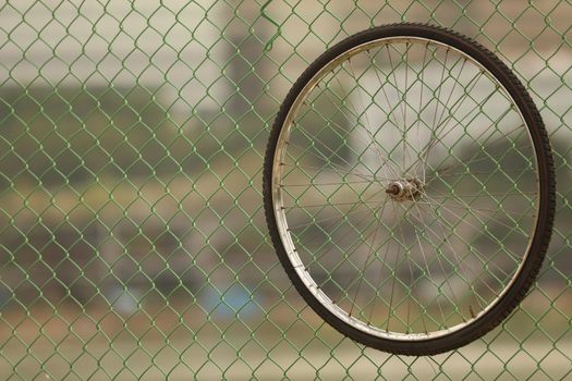 Bicycle wheel Hanging