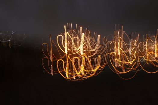 Abstract Blur lights background