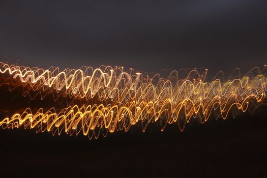 Abstract Blur lights background
