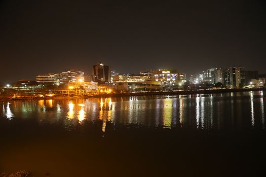 Night shot of City Buildings