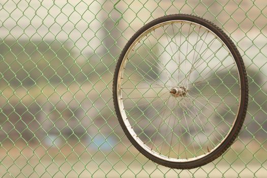 Bicycle wheel Hanging