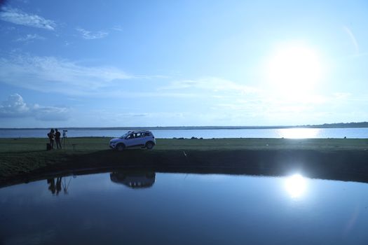 Photographer at Lake in the work