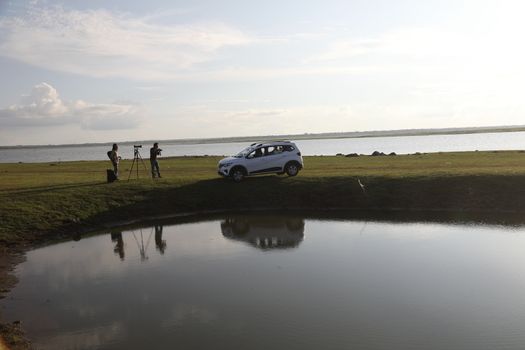 Photographer at Lake in the work