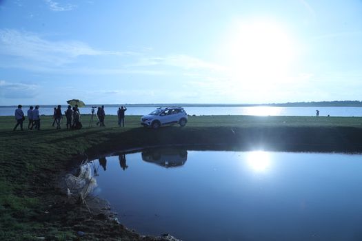Photographer at Lake in the work