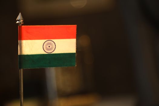 Indian Flag on a table