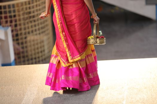 Indian Female in a Traditional Dress