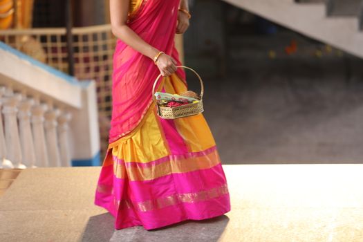 Indian Female in a Traditional Dress