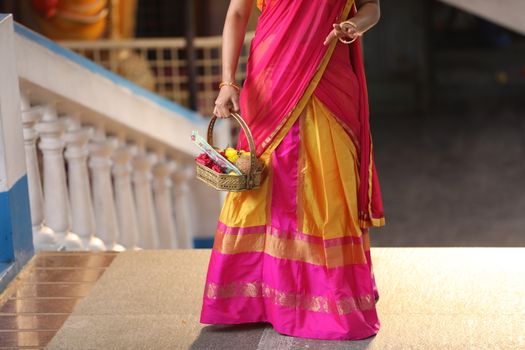 Indian Female in a Traditional Dress