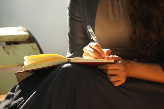 Female Hand with Pen