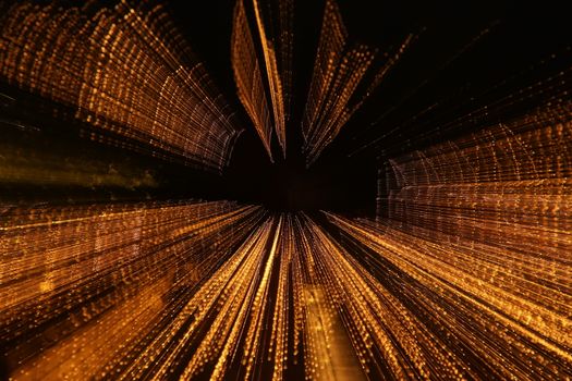 Abstract slow shutter lights