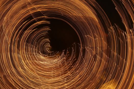Abstract slow shutter lights