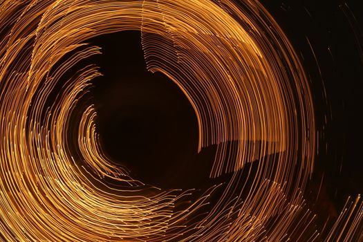 Abstract slow shutter lights