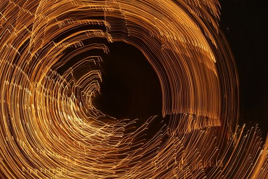 Abstract slow shutter lights
