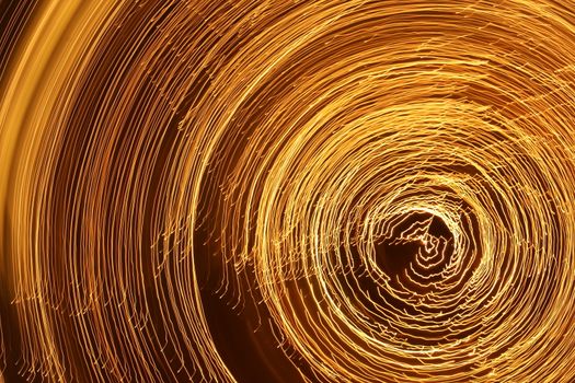 Abstract slow shutter lights