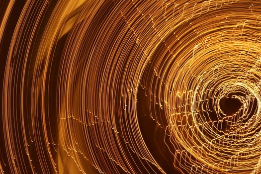 Abstract slow shutter lights