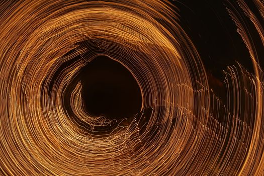 Abstract slow shutter lights