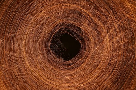 Abstract slow shutter lights