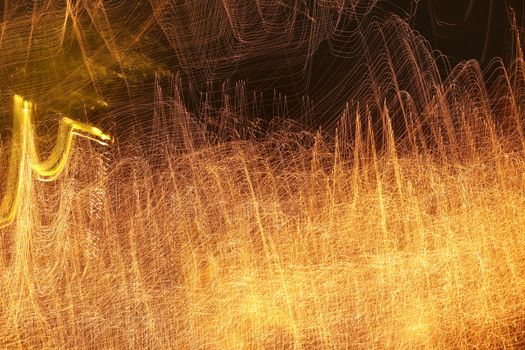 Abstract slow shutter lights