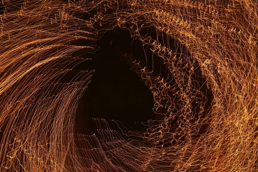 Abstract slow shutter lights