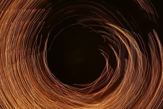 Abstract slow shutter lights