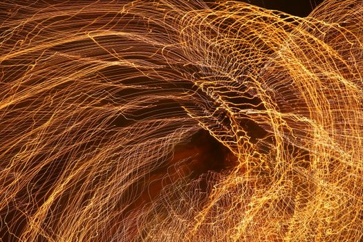 Abstract slow shutter lights