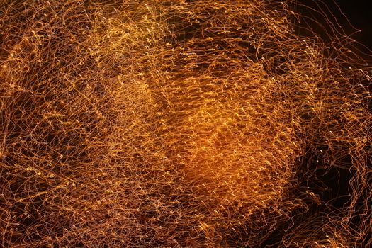 Abstract slow shutter lights