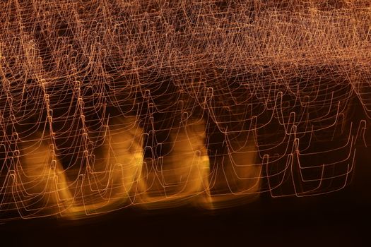 Abstract slow shutter lights