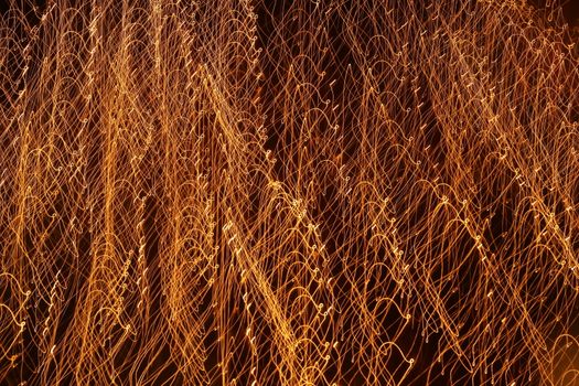 Abstract slow shutter lights