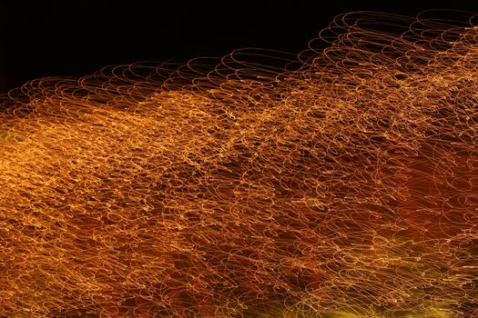Abstract slow shutter lights