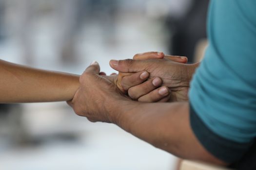 Lover Hands Closeup