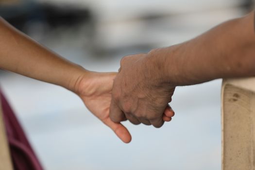 Lover Hands Closeup