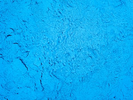 Texture of blue color industrial powder
