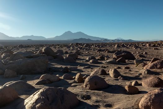 Atacama desert, Chile, Andes, South America. Beautiful view and landscape.