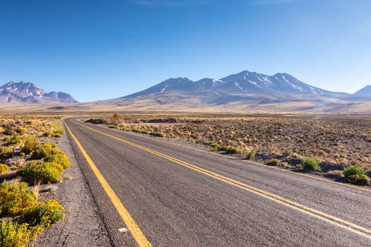 Atacama desert, Chile, Andes, South America. Beautiful view and landscape.