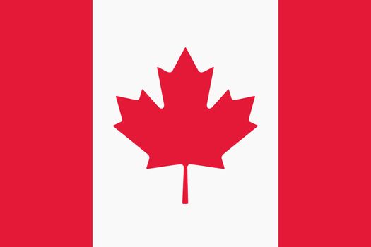 A Canada flag background illustration red white leaf