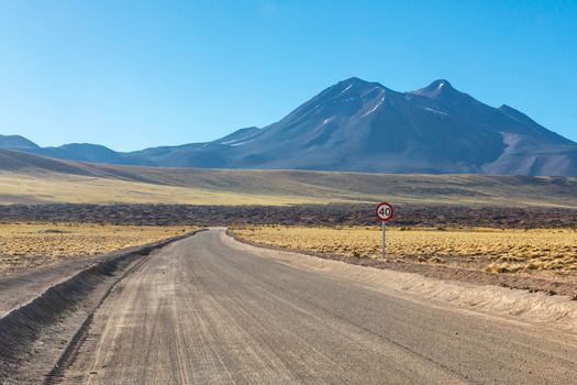 Atacama desert, Chile, Andes, South America. Beautiful view and landscape.