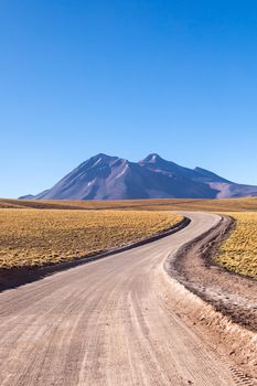 Atacama desert, Chile, Andes, South America. Beautiful view and landscape.