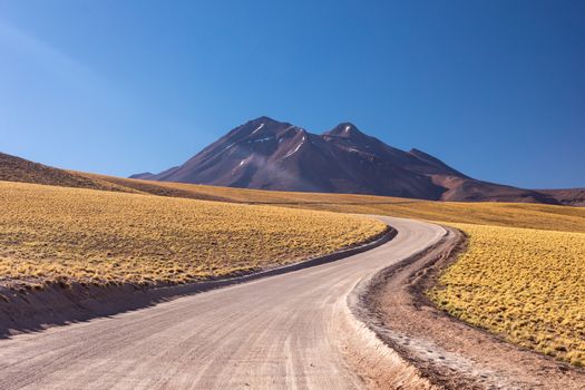 Atacama desert, Chile, Andes, South America. Beautiful view and landscape.