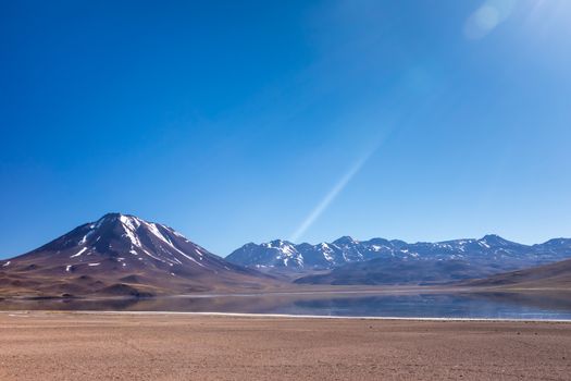 Atacama desert, Chile, Andes, South America. Beautiful view and landscape.