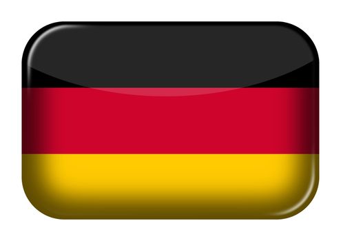 A Germany web icon rectangle button with clipping path