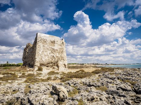 beautiful panorama of Marina of Taranto in Puglia, Italy.