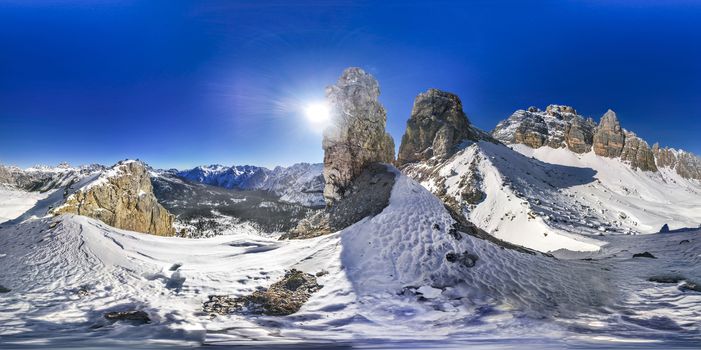 Dolomites. panorama of the Italian Alps