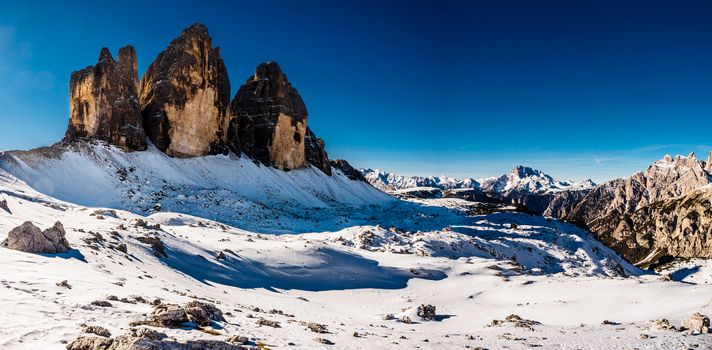 Dolomites. panorama of the Italian Alps
